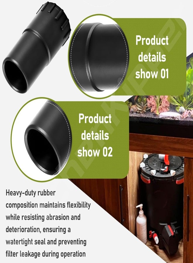 KitchenKipper 4 Pack A20228 Rubber Connector for FX5 High Performance Canister Filter A214 A218 A219, for FX Series - Image 3